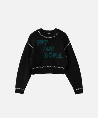 Not Your X-girl Knitted Sweater