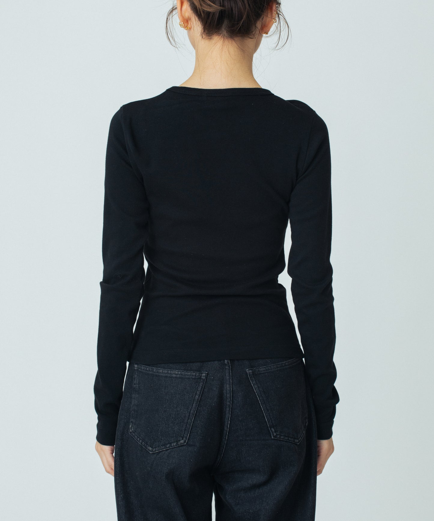 FACE POSTER L/S FITTED TEE