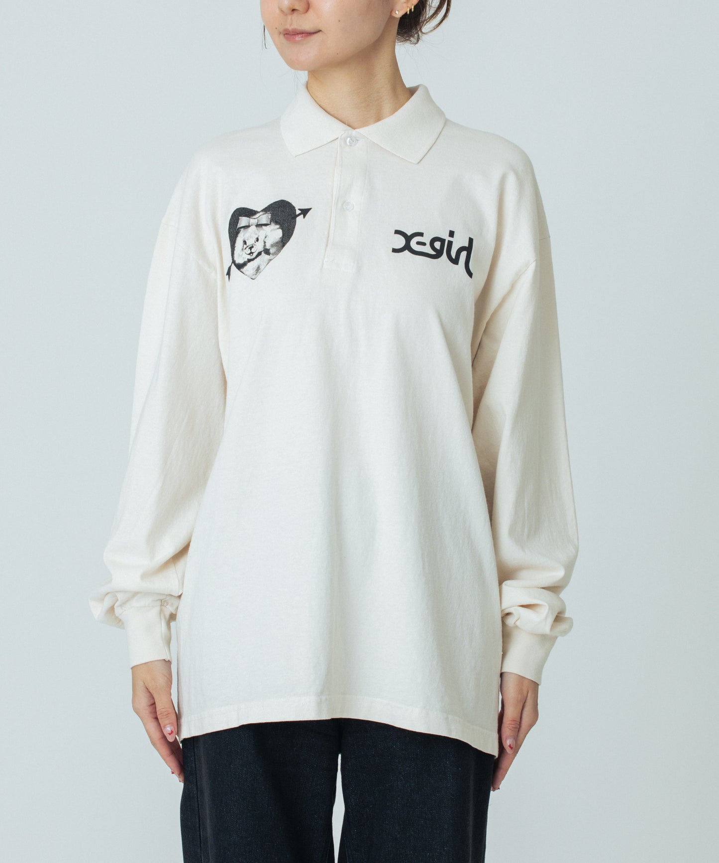 PUPPY LOVE L/S POLO SHIRT