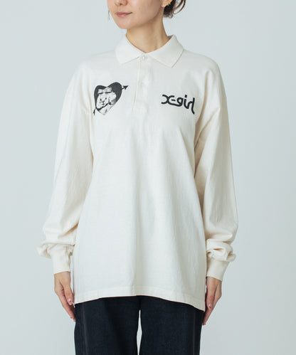 PUPPY LOVE L/S POLO SHIRT