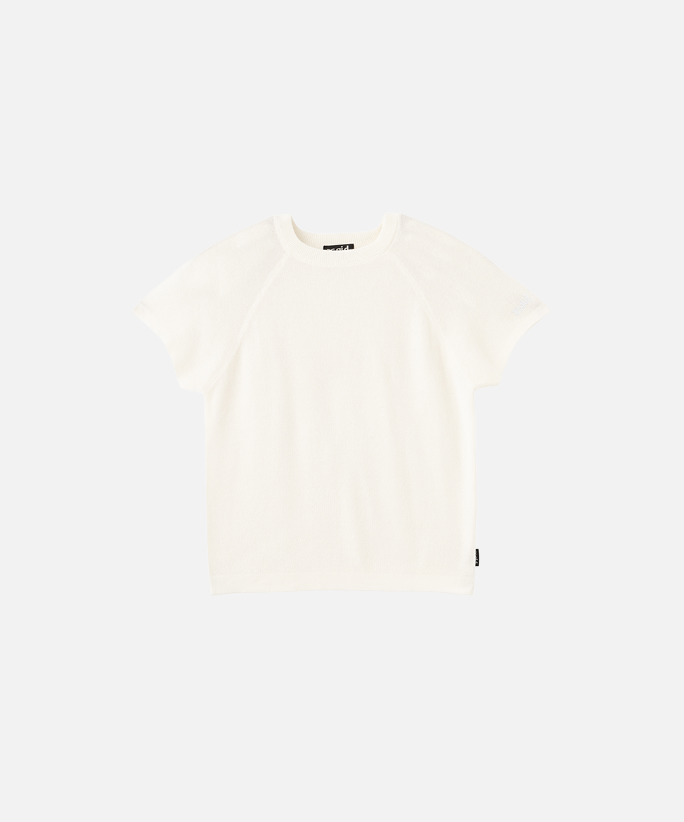 Sheer Knitted S/S Tee