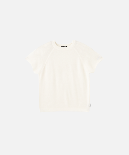 Sheer Knitted S/S Tee
