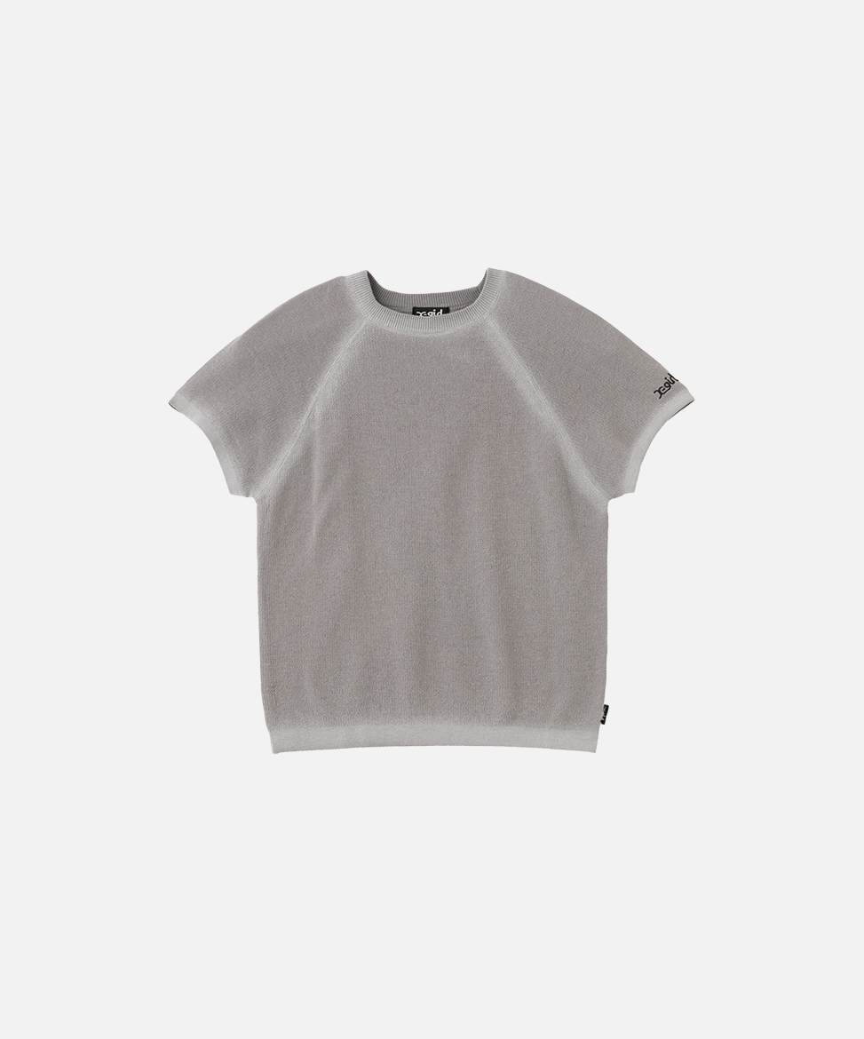 Sheer Knitted S/S Tee