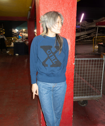 Big-X Raglan Crew Neck Sweat