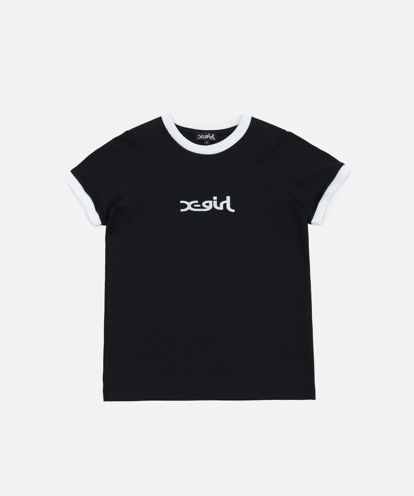 X-girl Logo Ringer S/S Tee