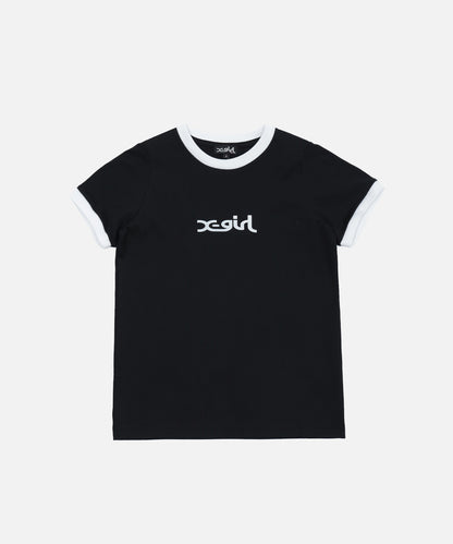 X-girl Logo Ringer S/S Tee