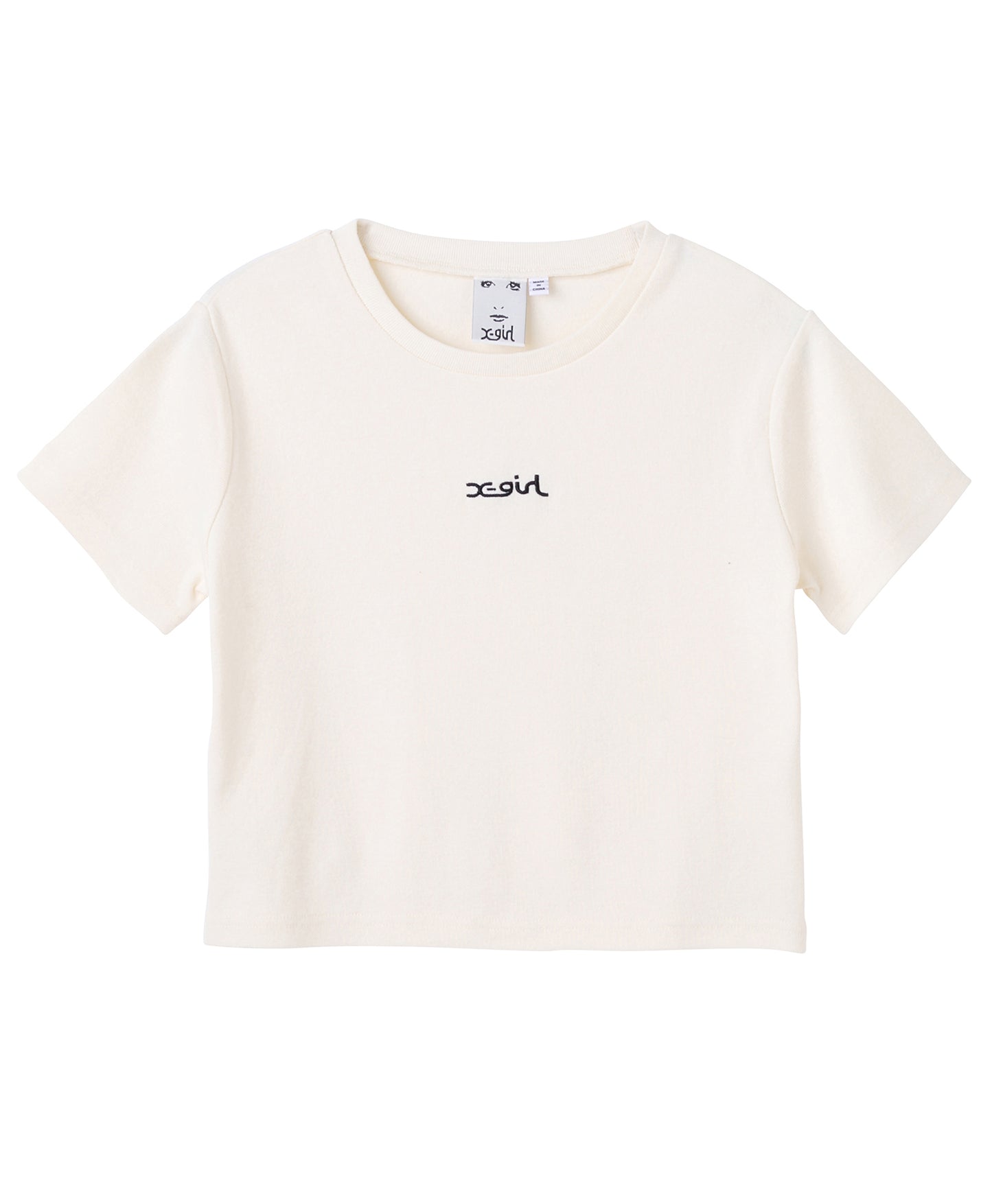 EMBROIDERED MILLS LOGO S/S BABY TEE