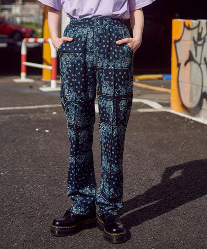 MULTI PATTERN EASY TAPERED PANTS