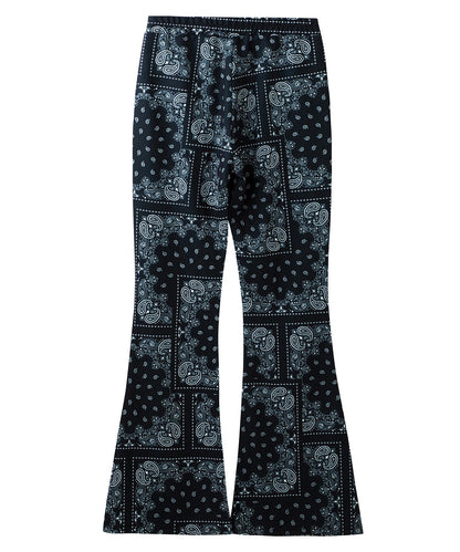 MULTI PATTERN EASY FLARE PANTS