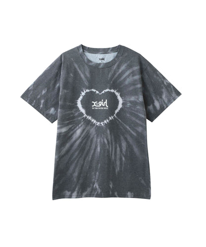 HEART TIE-DYE S/S TEE