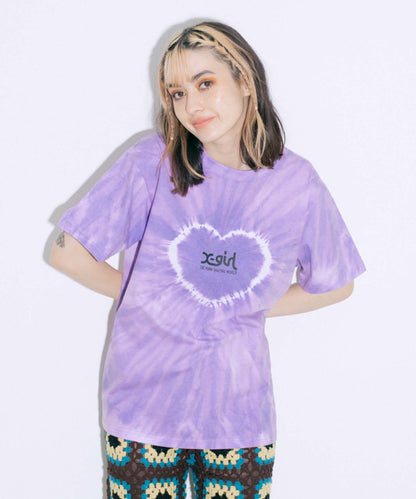 HEART TIE-DYE S/S TEE