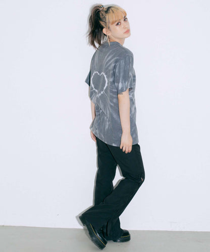 HEART TIE-DYE S/S TEE