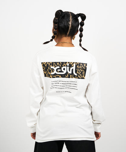 LEOPARD BOX L/S TEE