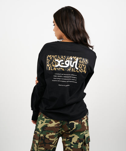 LEOPARD BOX L/S TEE