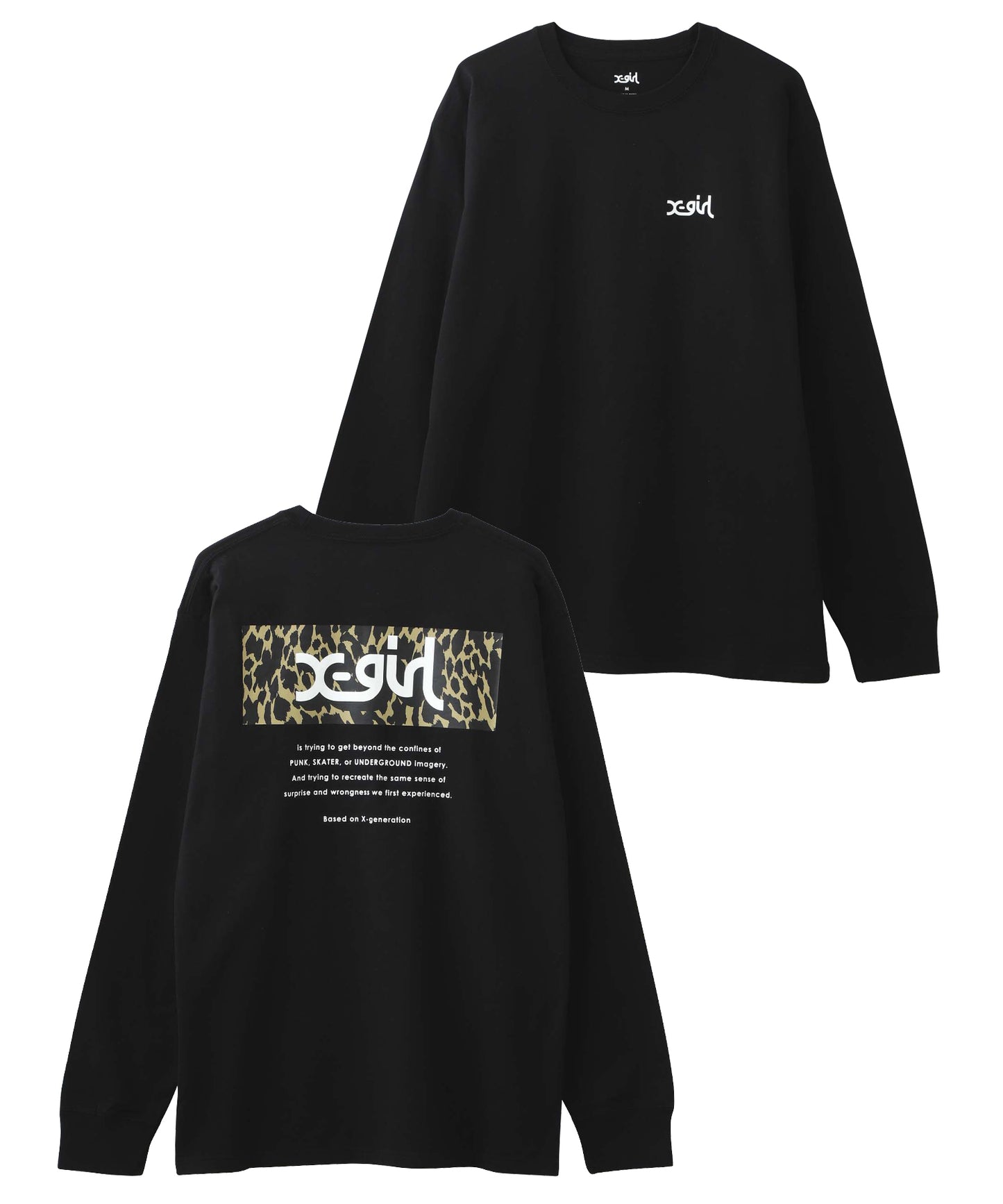 LEOPARD BOX L/S TEE