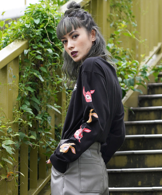 X-girl × KOZIK BUNNY L/S TEE