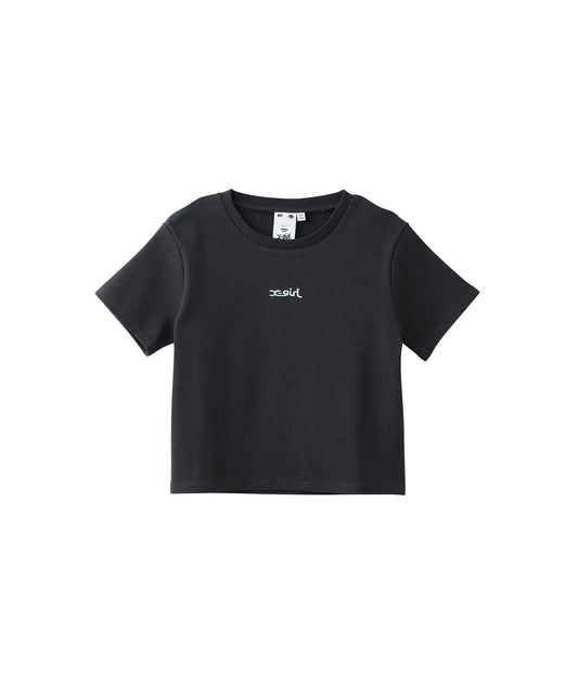 EMBROIDERED MILLS LOGO S/S BABY TEE