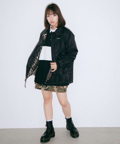 WORDS LOGO REVERSIBLE COACH JACKET