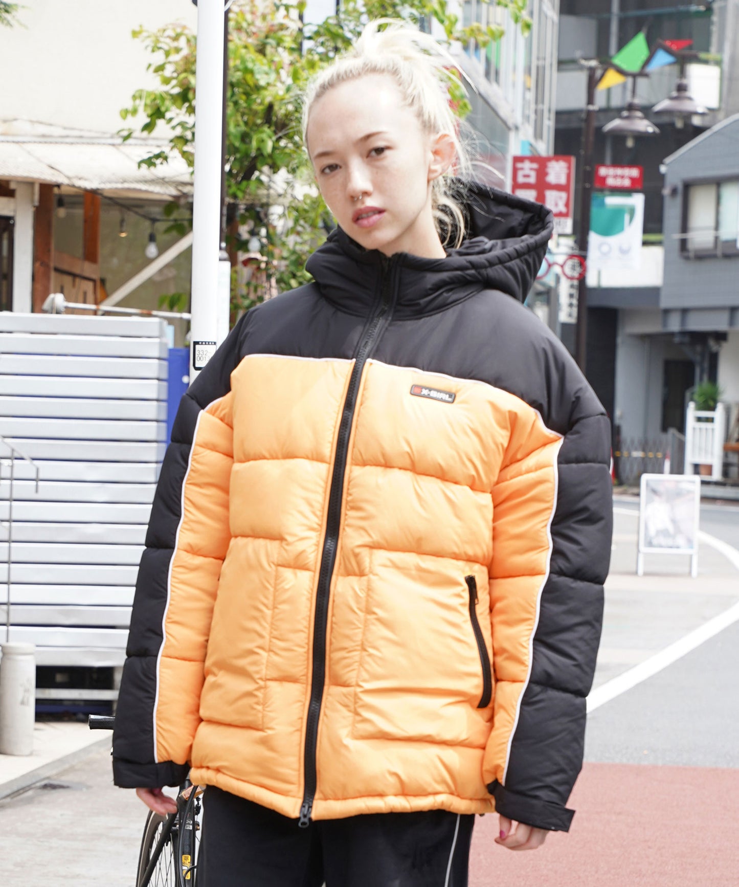 BICOLOR PUFFER JACKET
