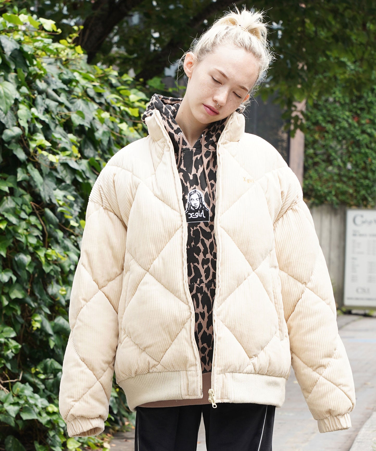 CORDUROY PUFFER JACKET