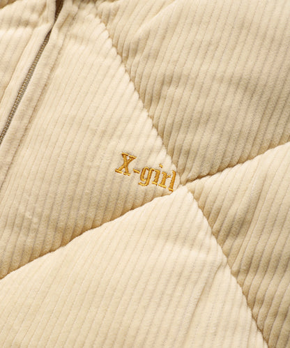 CORDUROY PUFFER JACKET