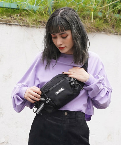 RUBBER BOX LOGO HIP BAG
