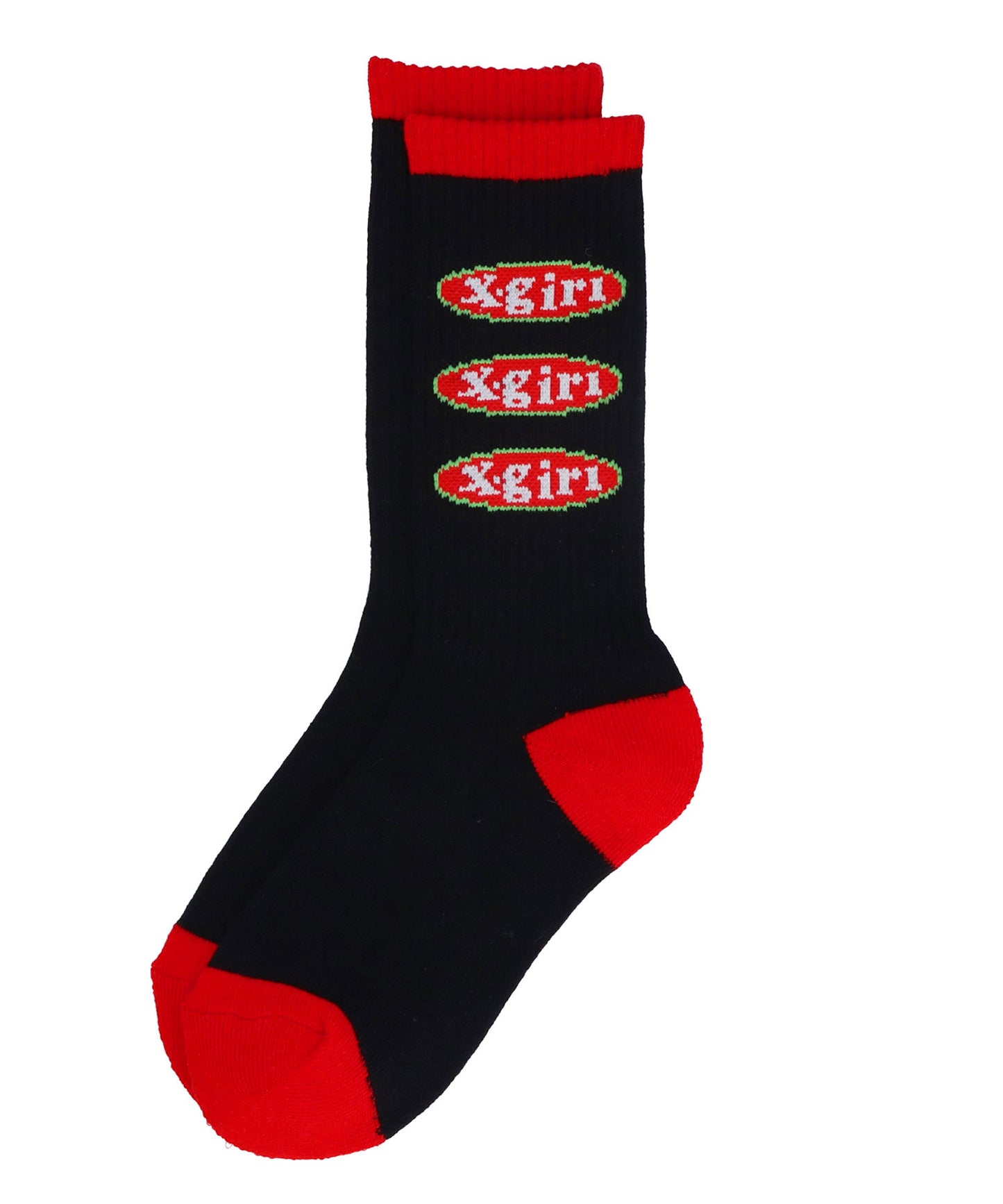 OVAL LOGO RIB SOCKS