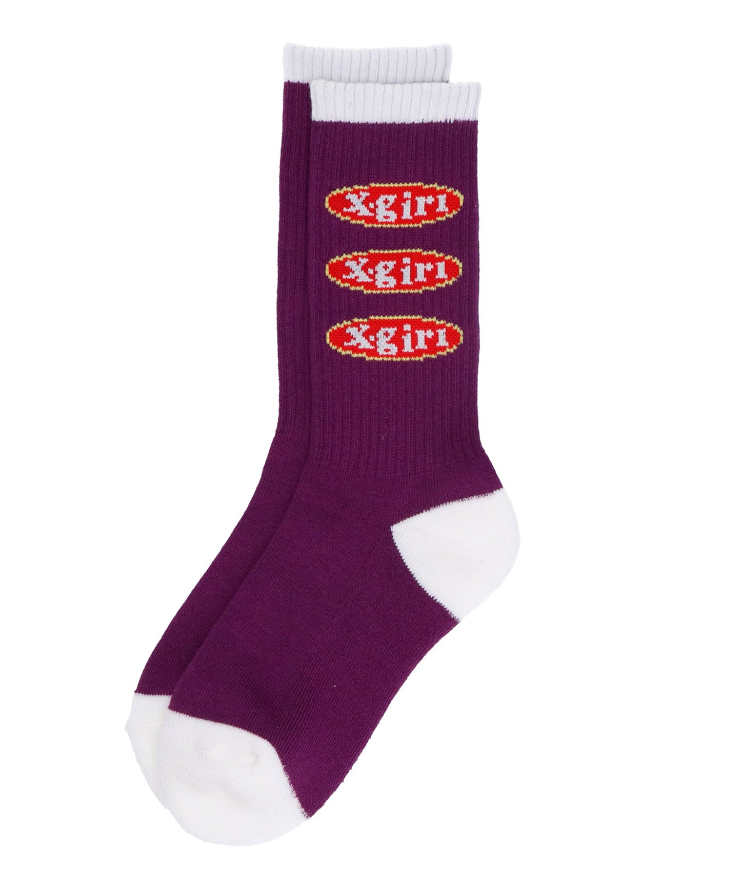 OVAL LOGO RIB SOCKS