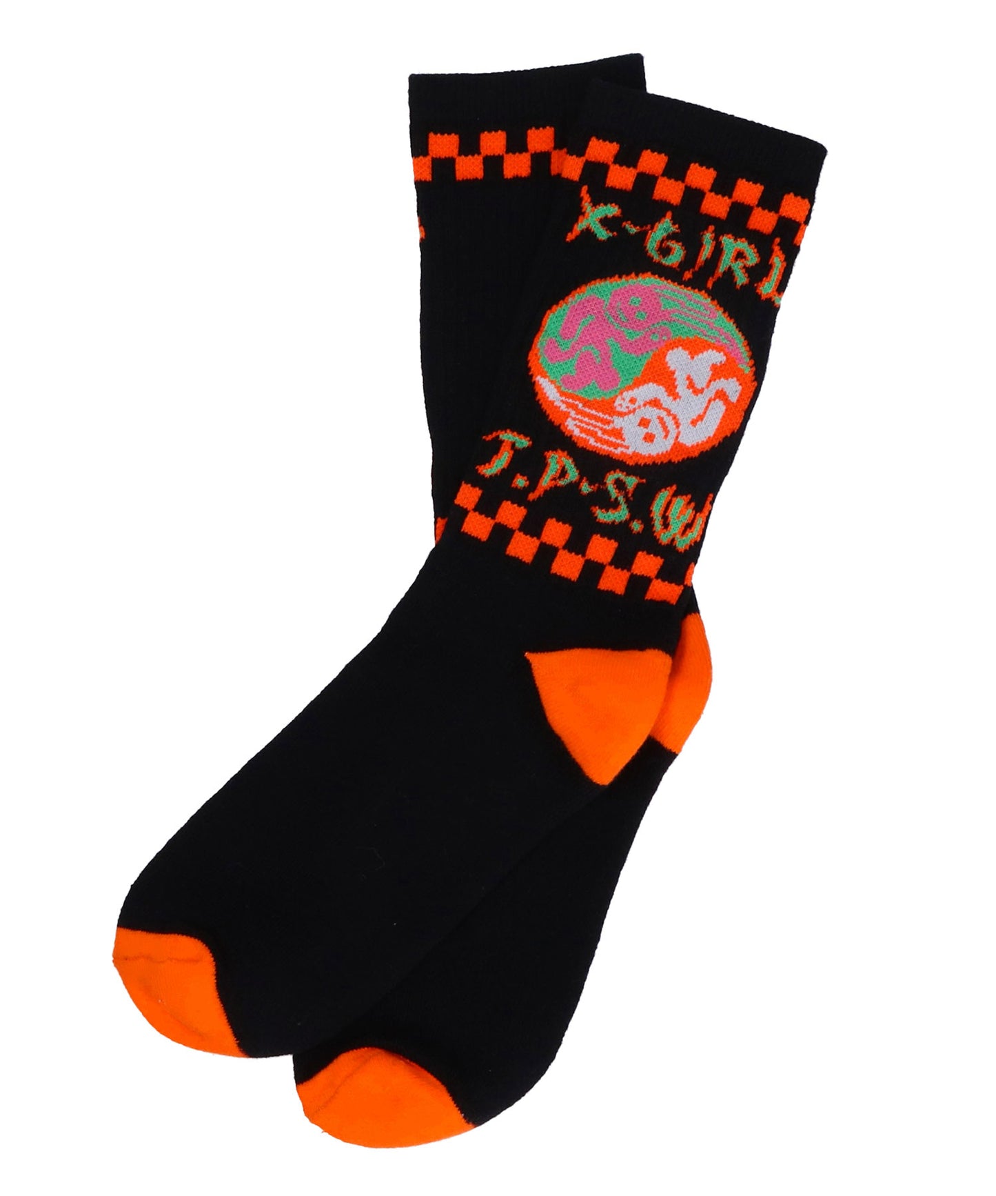 YIN YANG BUNNY RIB SOCKS