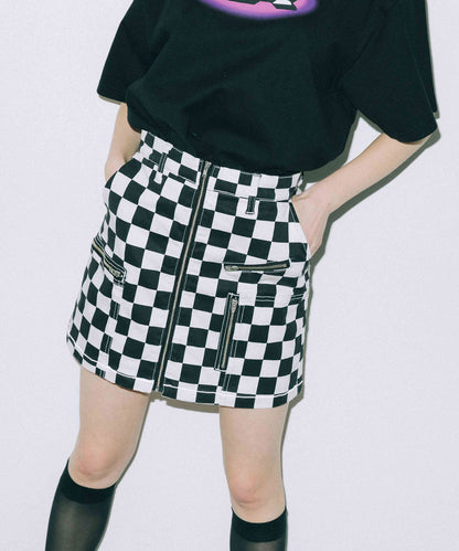 #1 SKATER TWILL FLIGHT SKIRT