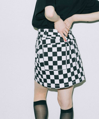 #1 SKATER TWILL FLIGHT SKIRT