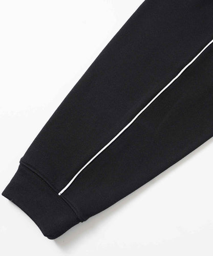 CONTRAST LINE CROPPED SWEAT TOP