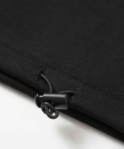 CONTRAST LINE CROPPED SWEAT TOP