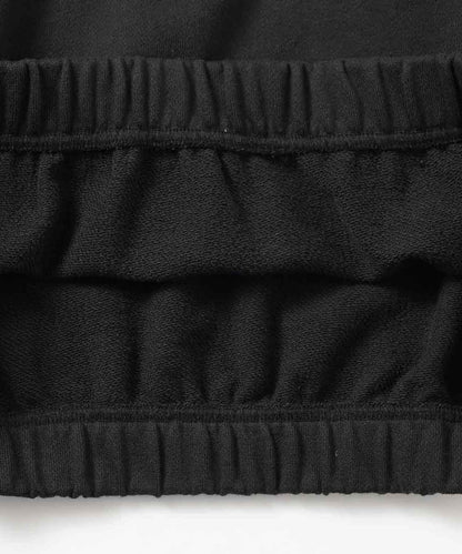 BASIC OVAL LOGO HALF ZIP SWEAT TOP