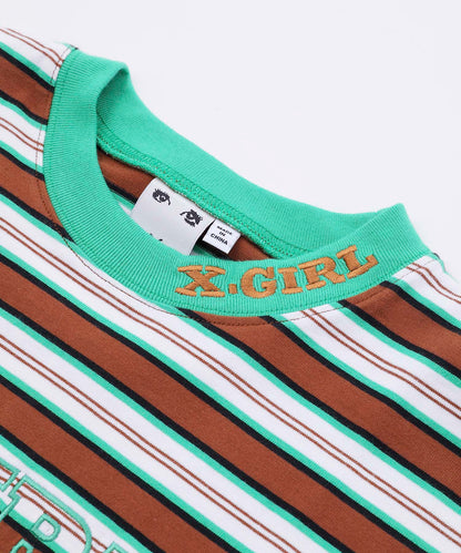 STRIPED H/S TEE