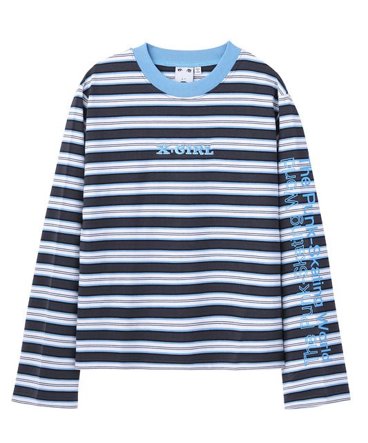 STRIPED L/S TEE