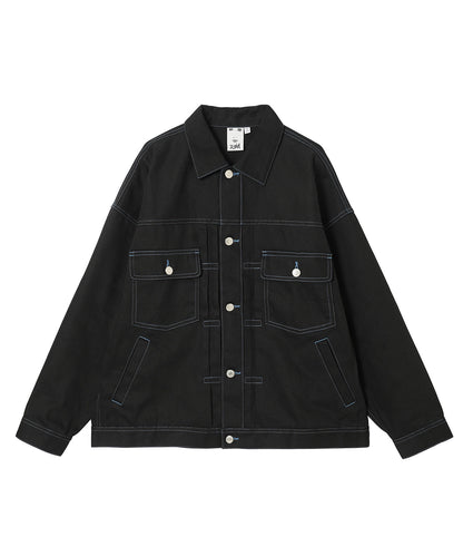 GRAFFITI LOGO EMBROIDERY JACKET