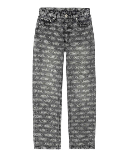 OVAL LOGO DENIM PANTS