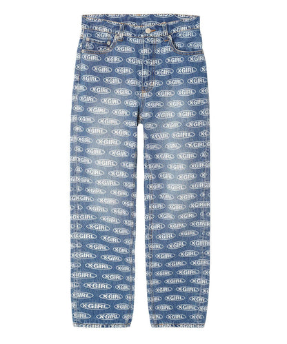 OVAL LOGO DENIM PANTS