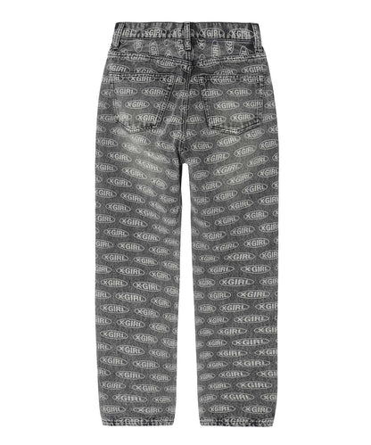 OVAL LOGO DENIM PANTS
