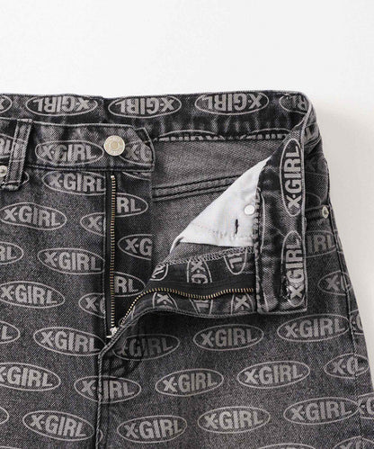 OVAL LOGO DENIM PANTS
