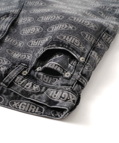 OVAL LOGO DENIM PANTS