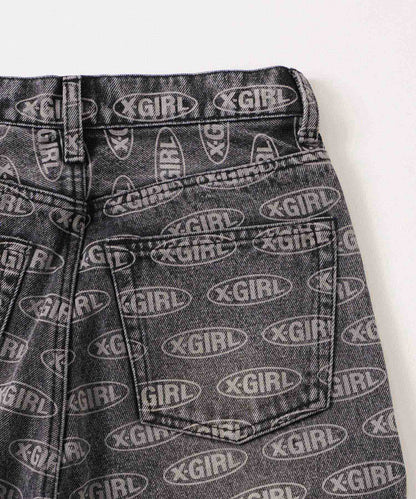OVAL LOGO DENIM PANTS