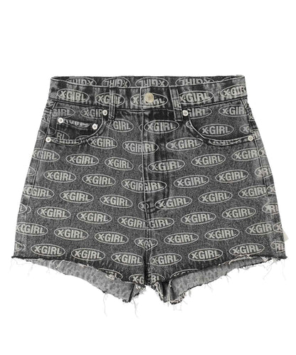 OVAL LOGO DENIM SHORT PANTS