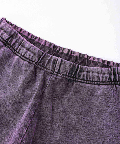 CHEMICAL WASH SWEAT PANTS