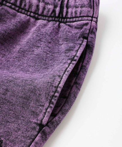 CHEMICAL WASH SWEAT PANTS