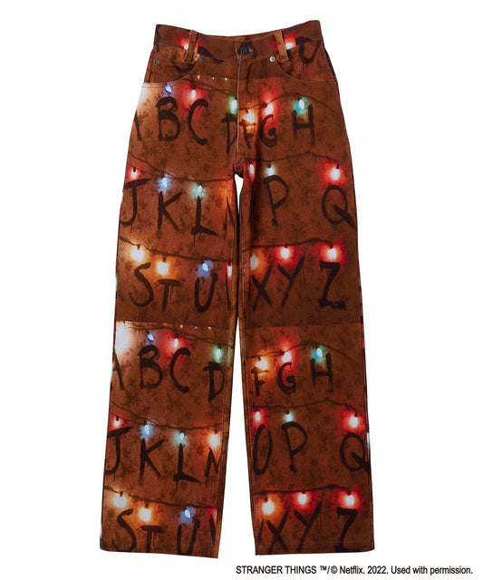 X-girl x STRANGER THINGS PANTS