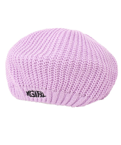 RIB KNIT BERET