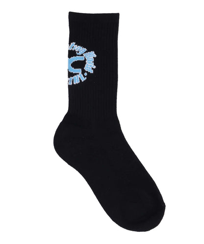 CIRCLE X LOGO RIB SOCKS