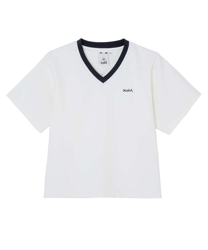 CONTRAST COLLAR S/S TEE